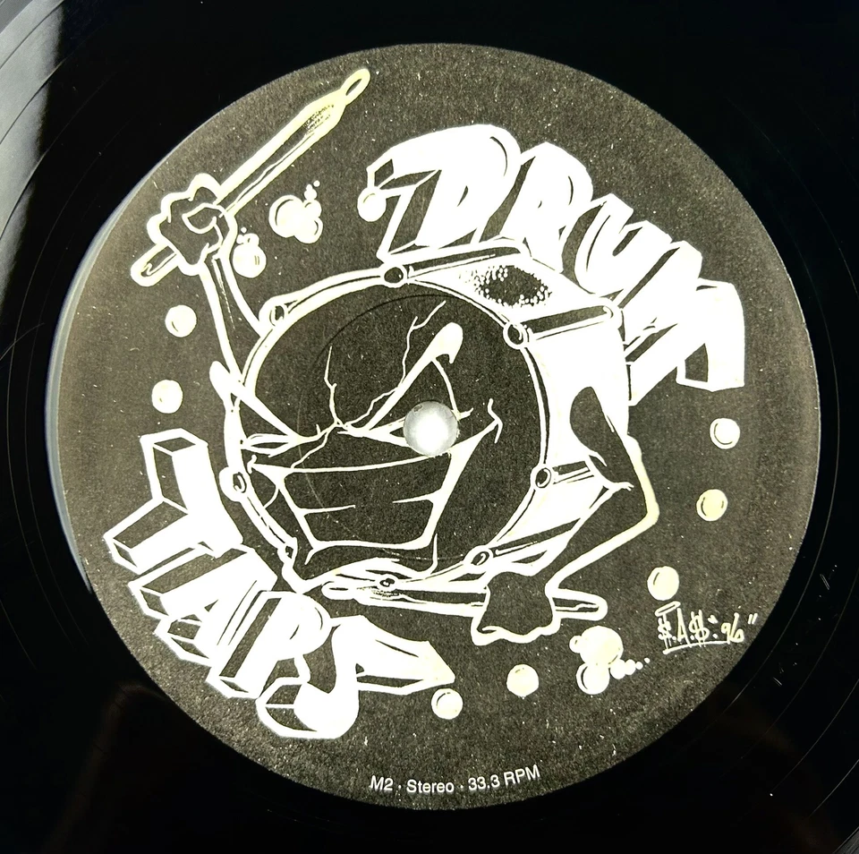 Drum Taps - Drum Taps 1996 Vinyl 12” Mini Album DJ Battle Tool Shrink On EX - Image 2 of 4