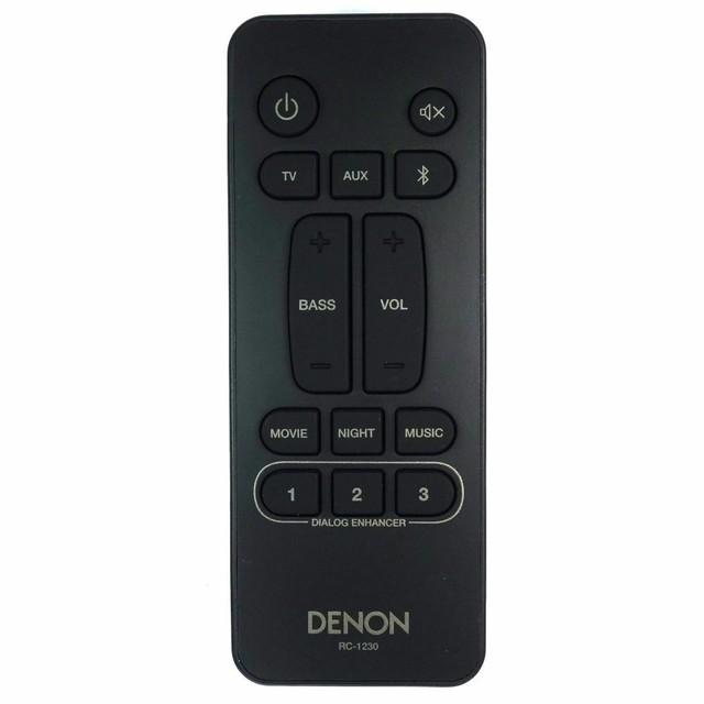 Genuine Denon RC1230 Soundbar Remote Control for sale online eBay