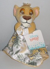 Disney Baby LION KING Simba Jungle Leaves Security Blanket Baby Lovey Plush Toy