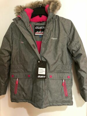 NWT Gusti Girls Size 12 Jacket. Insulated Water & Wind Resistant