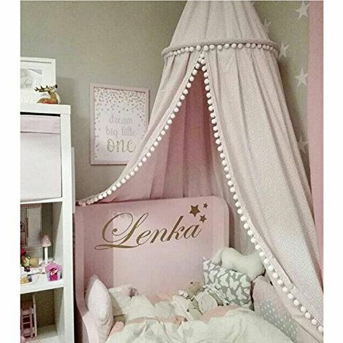 pink nursery canopy