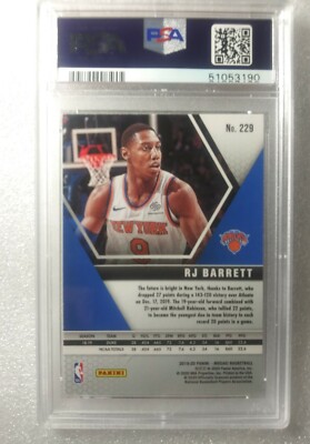 2019 Panini Mosaic RJ Barrett ROOKIE RC #229 PSA 9 MINT | eBay