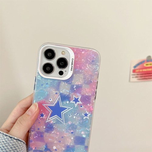 Shockproof Back Coloful Star For iPhone 15 14 13 12 11 Pro Max Phone Case Cover - Picture 2 of 5