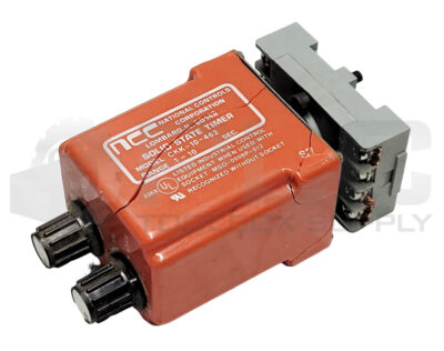 NCC CKK-10-462 SOLID STATE TIMER 0.1-10SEC W/ IDEC SR2P-06 BASE *READ*