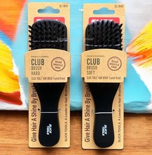 Hard or Soft Professional Club Hair Brush (Boar Bristle Free)
