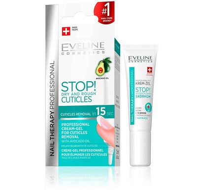 Eveline Nagelhautentferner Gelcreme Nagelstraffer Conditioner Avocadoöl 12ml