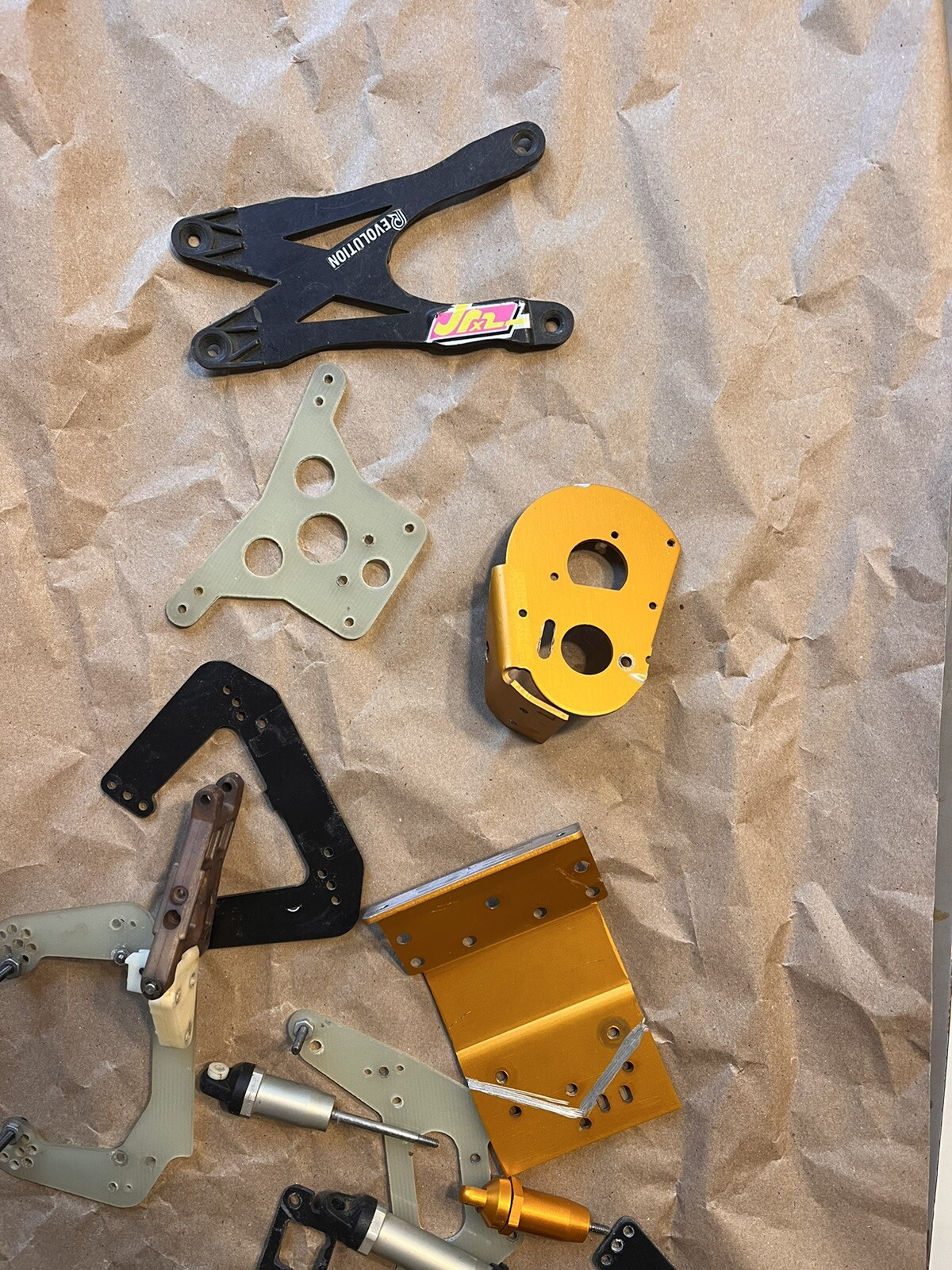 Vintage RC Car Parts. RC10 JRX2 Ultima Suspension And Drivetrain eBay