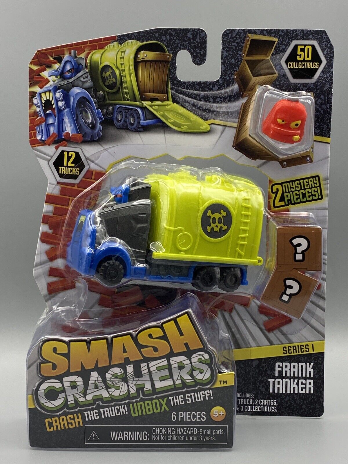 Just Play Smash Crashers Frank Tanker Series 1 Crash The Truck Unbox The  Stuff