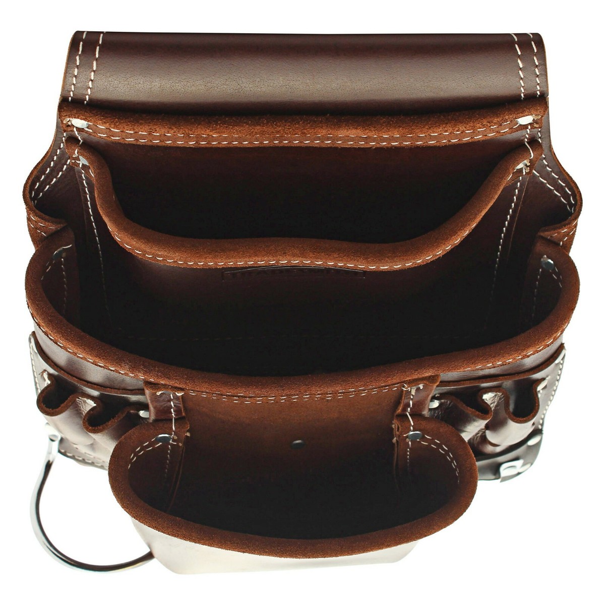 TradeSmith TS5250- 10 Pocket Top Grain Leather Tool Pouch | eBay