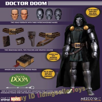 MEZCO Doctor Doom Victor von 1/12 Action Figures Collection 6'' | eBay