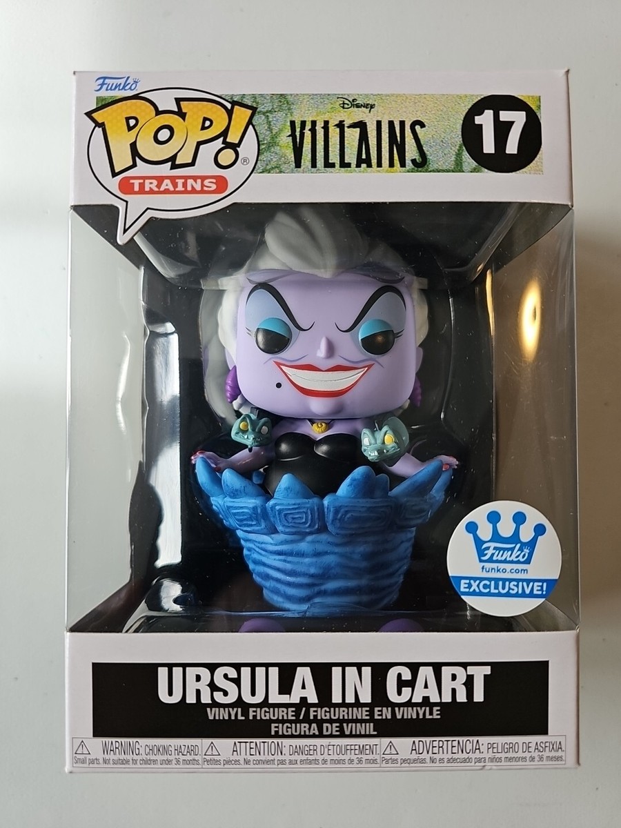 FUNKO POP ! URSULA IN CART #17 FUNKO SHOP EXCLUSIVE POP TRAINS