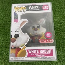 Funko Pop Disney Alice in Wonderland White Rabbit 1062 Flocked Target Exclusive