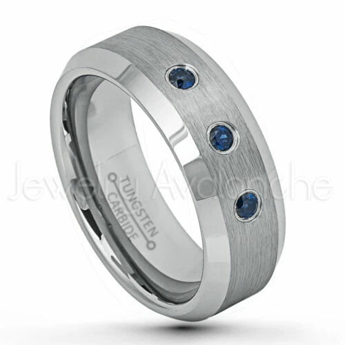 Bagues fantaisie bleu saphir