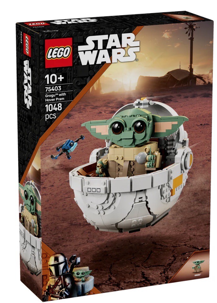 LEGO 75403 STAR WARS Grogu toy figure with hover pram - BNISB