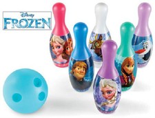 Disney FROZEN BOWLING SET PINS BALL Anna Elsa Olaf TODDLER GIRL 2 GAME KIDS TOY