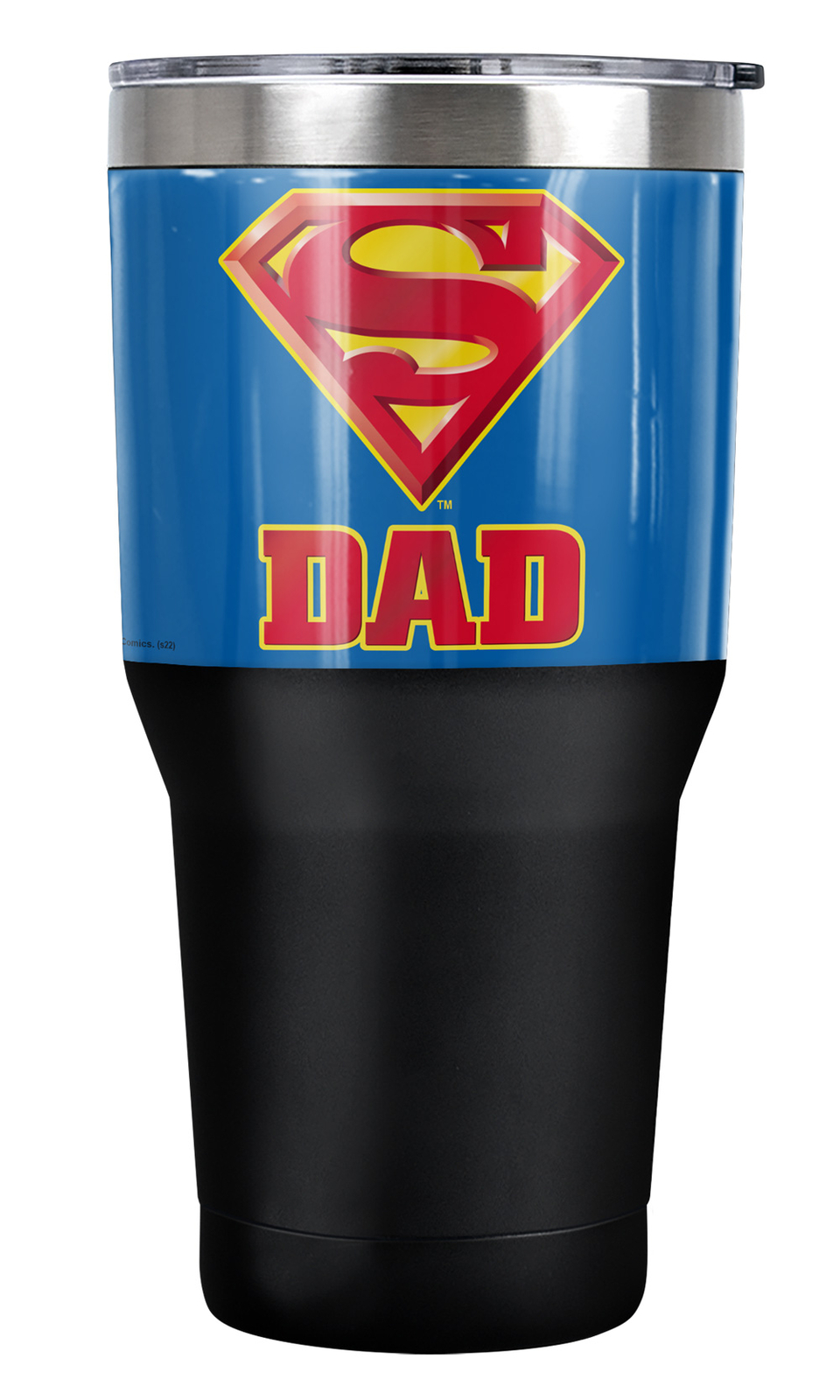 Superman Super Dad Tumbler 30oz Vacuum Insulated & Double Wall
