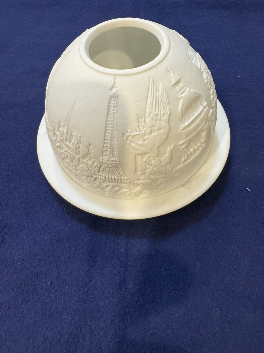 Bernardaud Limoges Porcelain Luminary Les Lithophanes Paris 
