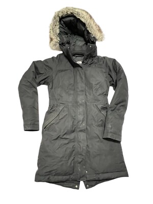 The North Face Women's Arctic Down Parka Size XS DryVent Black Goose Down