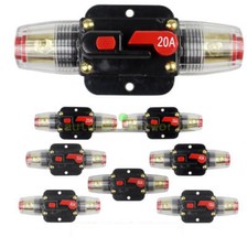 12V-24V DC HOME SOLAR SYSTEM WATERPROOF CIRCUIT BREAKER RESET FUSE INVERTER