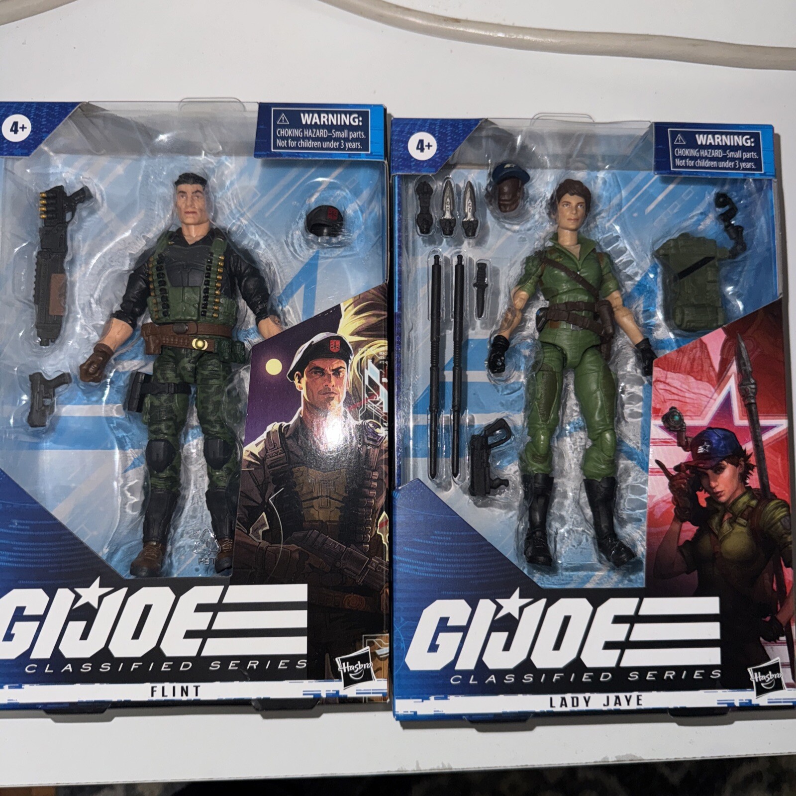 G.I. Joe Classified Series 26 FLINT LADY JAYE Action Figure LOT  NEW Hasbro RARE