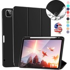 Flip Stand Case Cover For iPad Pro 12.9" 3rd 4th 5th 6th Gen With Pencil Holder