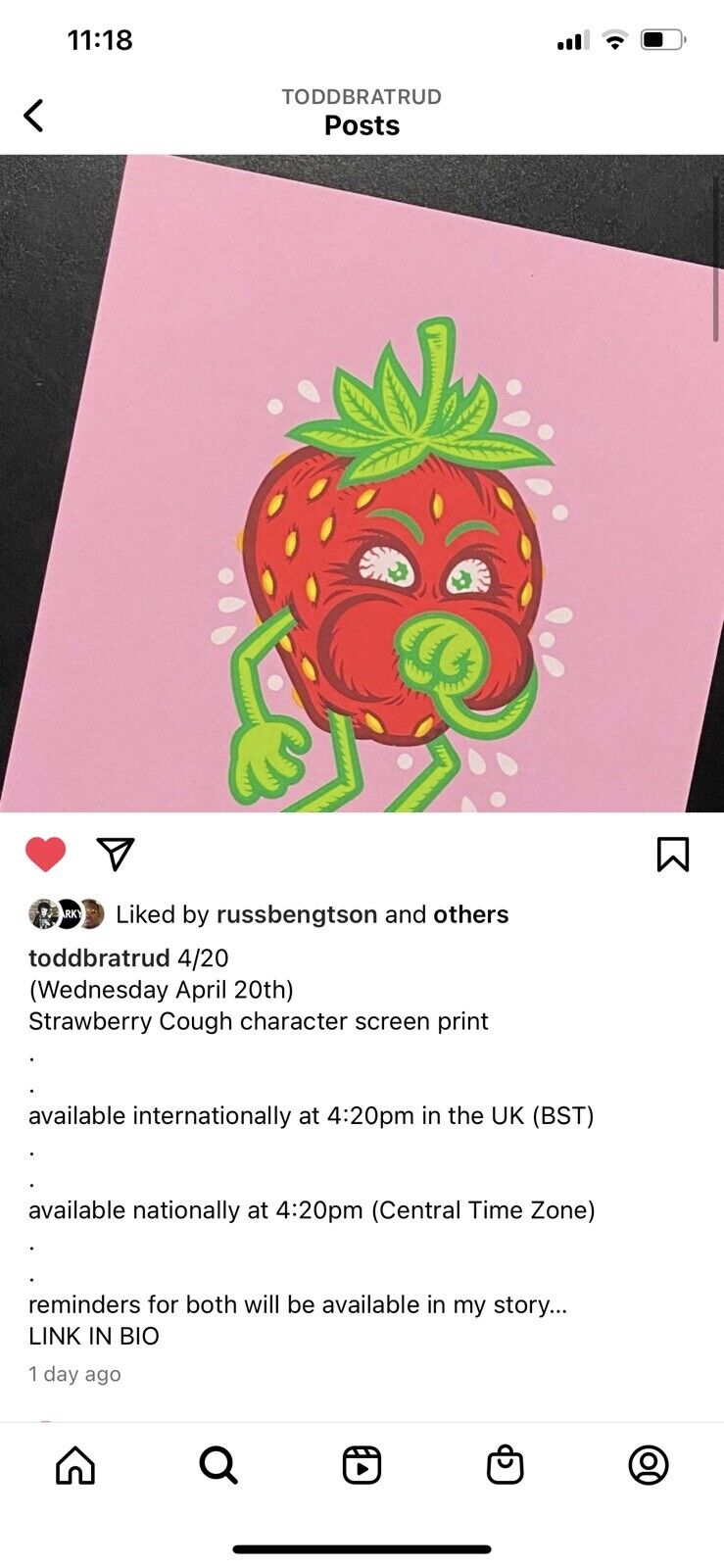 Familia x Todd Bratrud Strawberry Cough Plush