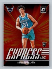 Tidjane Salaun 2024-25 Donruss Optic #8 Express Lane Charlotte Hornets