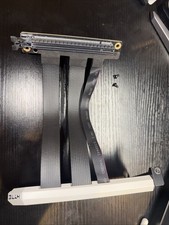 HYTE PCIE 4.0 Luxury Riser Cable WHITE Editio...