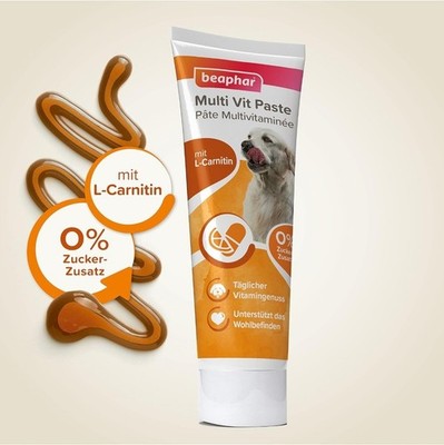 Beaphar Multi Vitamin-Paste für Hunde 100g  Geschmack Seealgen