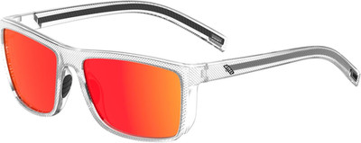 Square Polarized Sunglasses for Men: Ultra-Light TR90 Frame UV400 Protection Sun