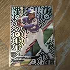 2017 Topps High Tek - Hank Aaron #HT-HA Pattern 2 Blackout