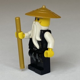 LEGO Ninjago Wu Sensei Legacy Black Robe Minifigure 2507 2255 2521