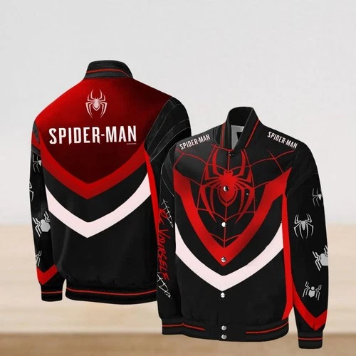 Spiderman Superhero No Way Home Spider Verse Gift For Fan Baseball Jacket - product listing photo
