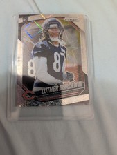 2025 Panini Prizm Lazer Luther Burden III Chicago Bears RC