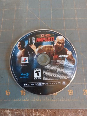 TNA Impact (PlayStation 3, 2008) Disc only Scratched