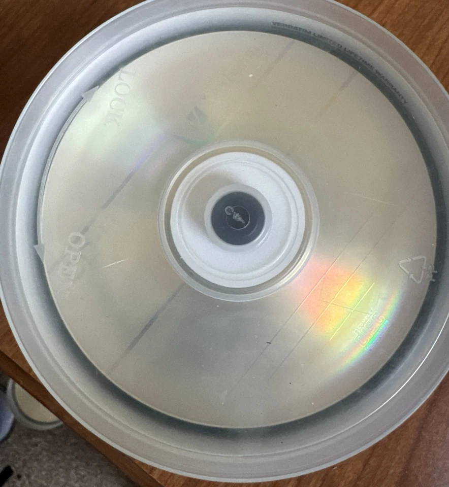 NEW Verbatim CD-R CD-Recordable 1X-52X Speed 700 MB/80 Min 50 count!! Sealed!! - Image 3 of 4