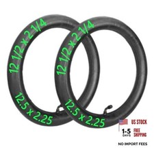 2-Pcs 12 1/2 x 2 1/4 Inner Tube 12.5x2.25 Inner Tube Bent Valve Stem  12.5"