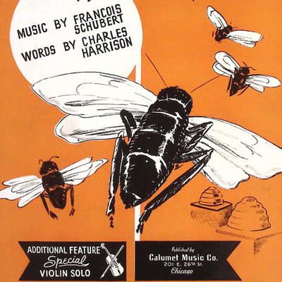 The Bee (L'Abeille) - Schubert/Harrison - 1937 sheet music with Violin Solo
