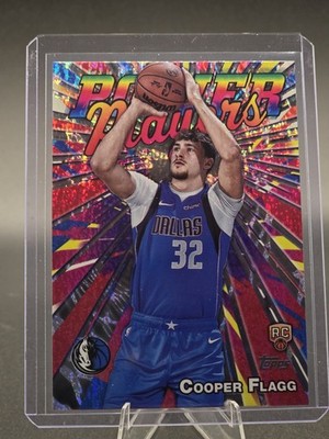 2025 Topps Chrome Basketball COOPER FLAGG POWER PLAYERS DIAMOND 