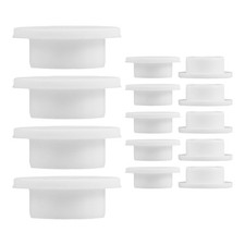 15 Pcs Washbasin Drain Stopper Silicone Bathtub Plug Covers Bathroom