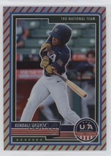 2023 Panini USA Baseball Stars & Stripes Stripes Prizm Kendall George #49 1u6