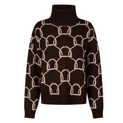 Eskadron HERITAGE Damenrolli, Rollkragenpullover '' KNIT JUMPER '' , black-truffle