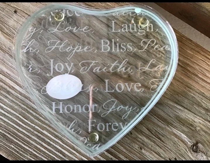 NEW Set of 8 Packs of 2 Heart-Shaped Glass Drink Coasters Kate Aspen