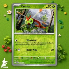 Yanma 2/182 Reverse Holo Destined Rivals Pokemon TCG Card