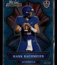 2021 Wild Card Alumination NIL #ANBC-30 Hank Bachmeier Blue #/99
