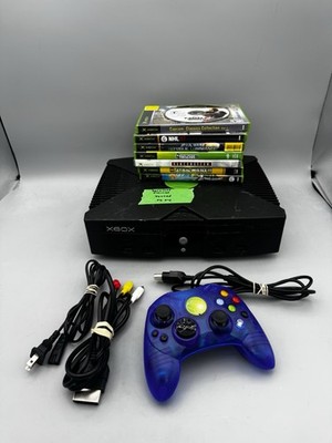 Microsoft Original Xbox Classic OG Console 8 Game Bundle TESTED & Serviced