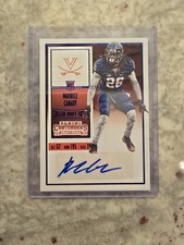 2016 Panini Contenders Draft Picks Maurice Canady #224 Blue Foil Auto 