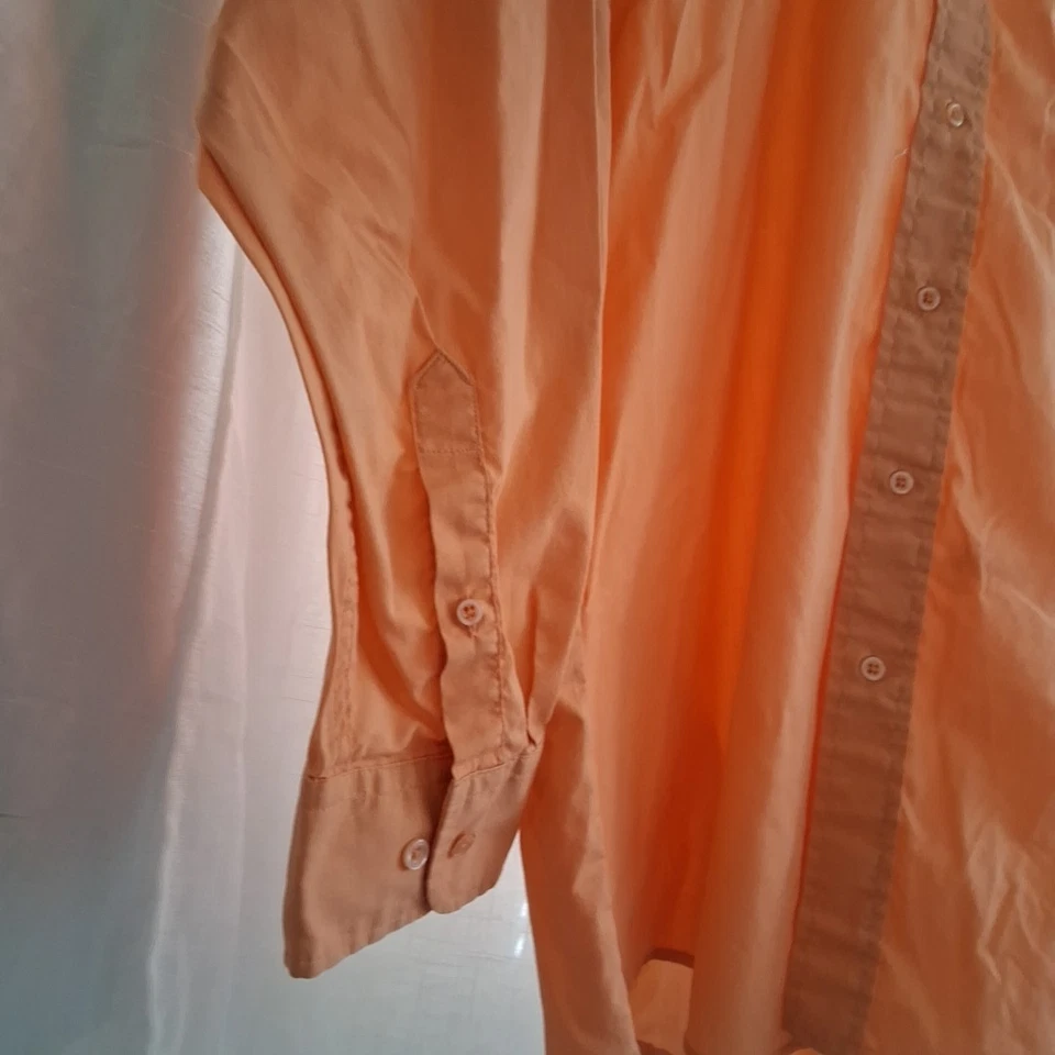 Camisa de vestir Oleg Cassini abotonada para hombre boda oficina talla 32/33 Foto 2 de 4