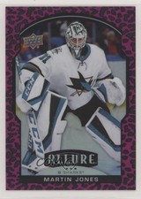 2020-21 Upper Deck Allure Pink Leopard Martin Jones #31 l4n