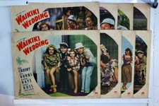 ORIGINAL LOBBY CARDS - WAIKIKI WEDDING - 1937 - set of 8 -  Bing Crosby, Bob ...
